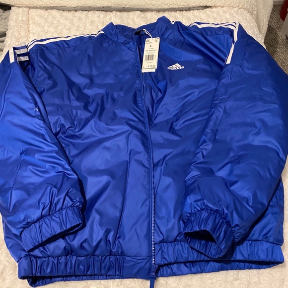 Blue Adidas Bomber - Picture 2 of 3